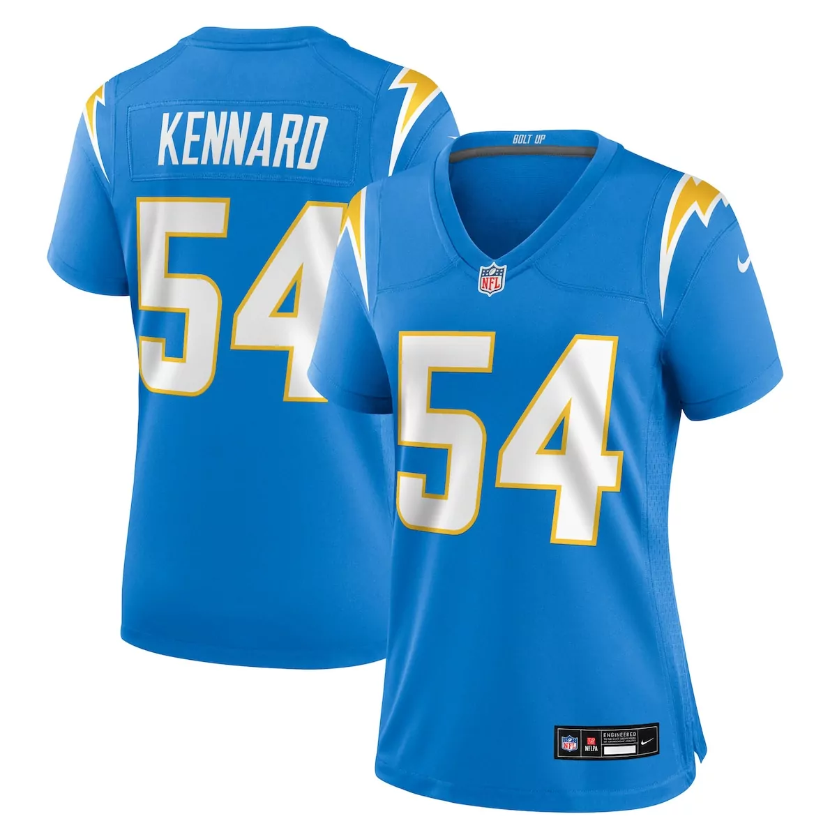 los angeles chargers khalil mack white game jersey