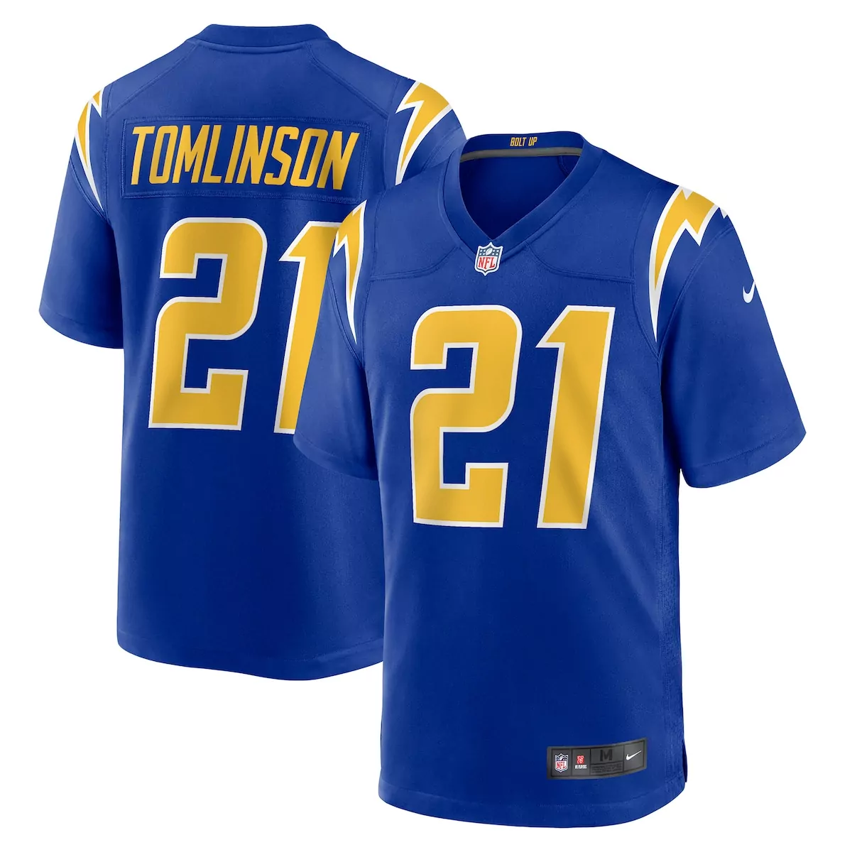 los angeles chargers ladainian tomlinson powder blue game retired player jersey wfe