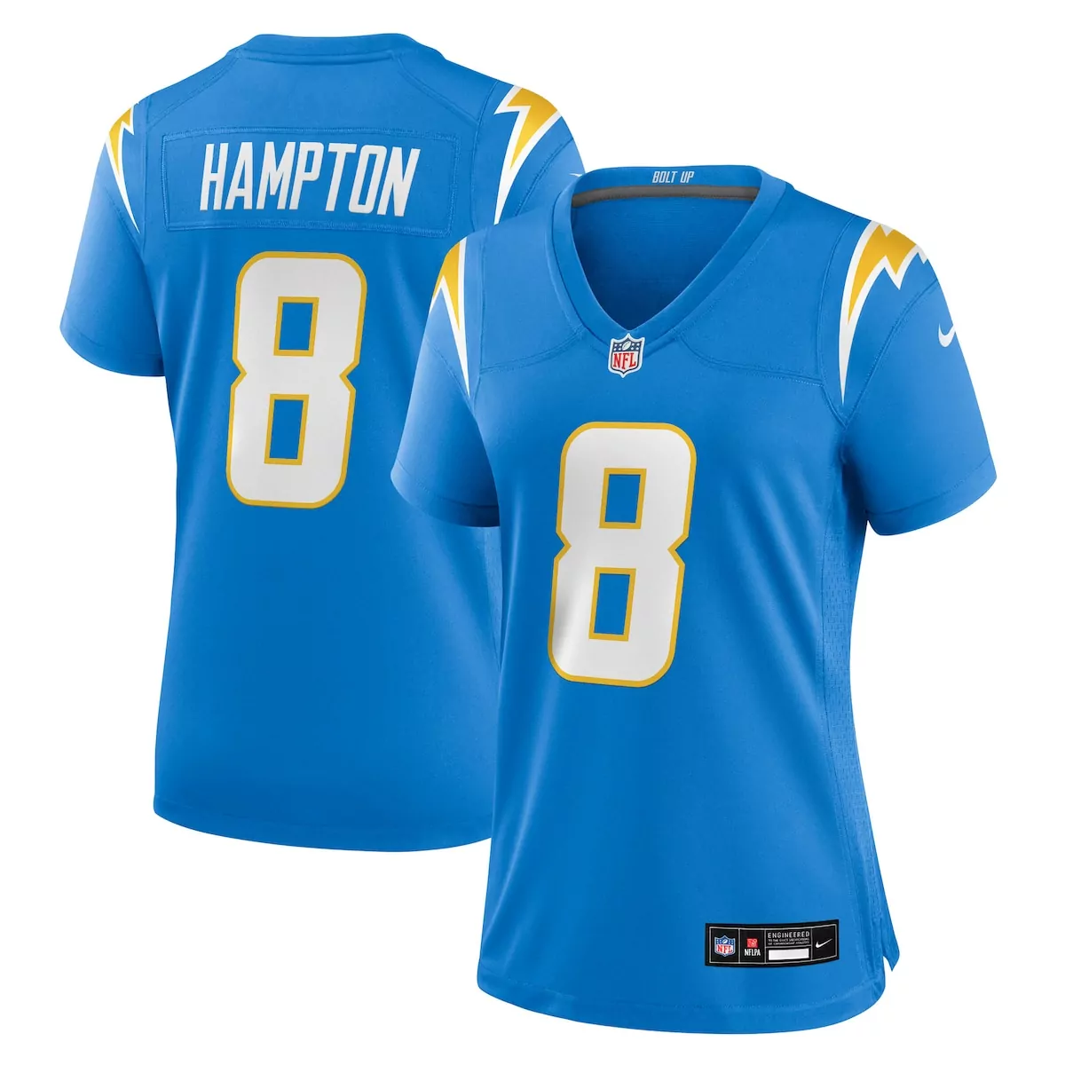 los angeles chargers odafe oweh powder blue team game jersey krn