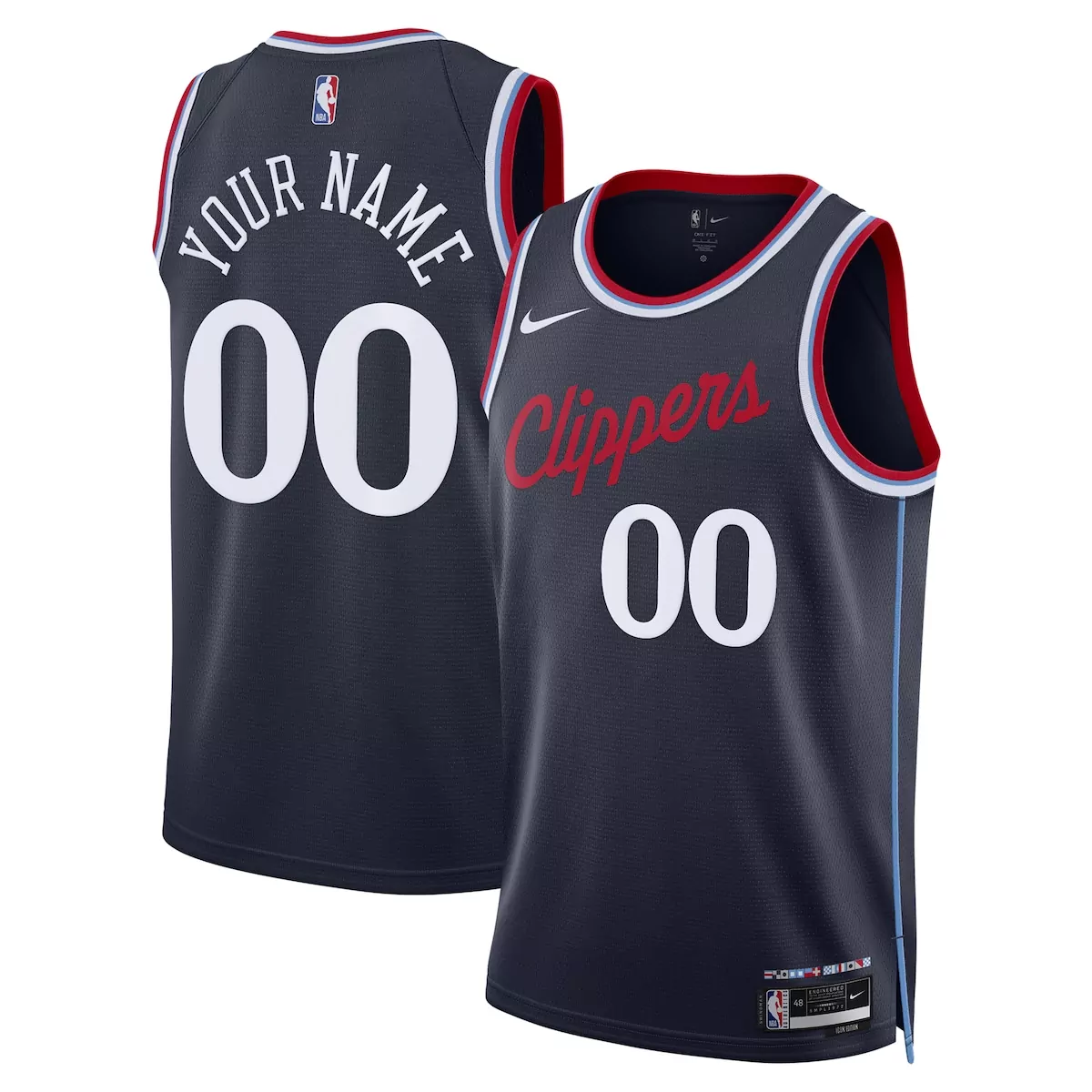 los angeles clippers icon jersey custom unisex
