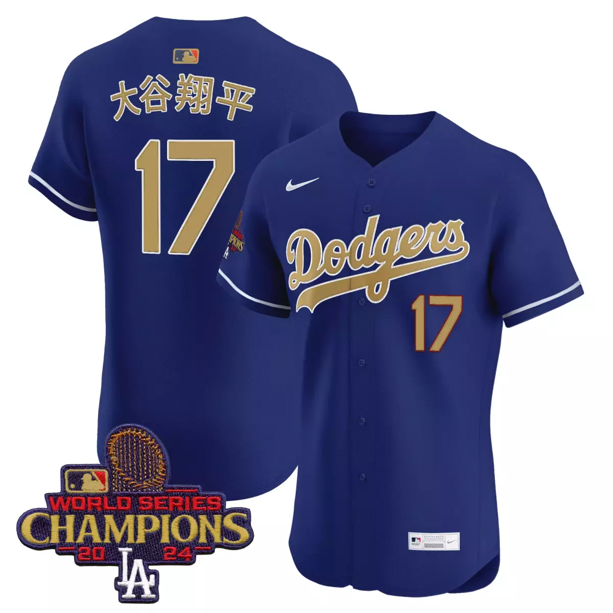 los angeles dodgers 17 shohei ohtani navy jersey 2025 gold vapor premier elite all stitched 6hf