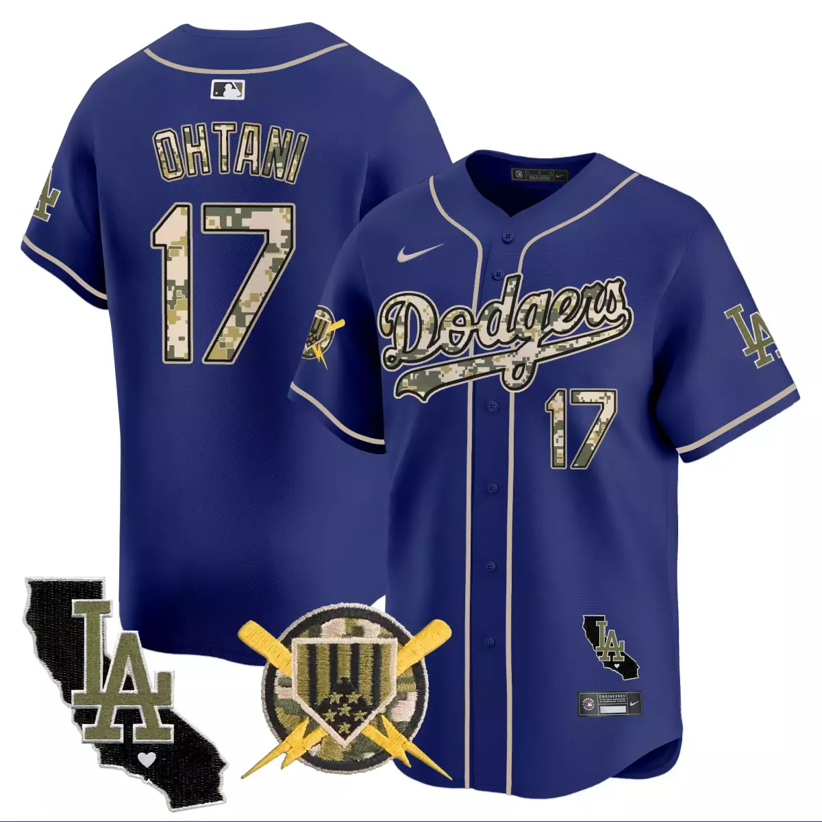 los angeles dodgers 17 shohei ohtani navy jersey 2025 vin scully 34 fernando patch gold vapor premier limited all stitch