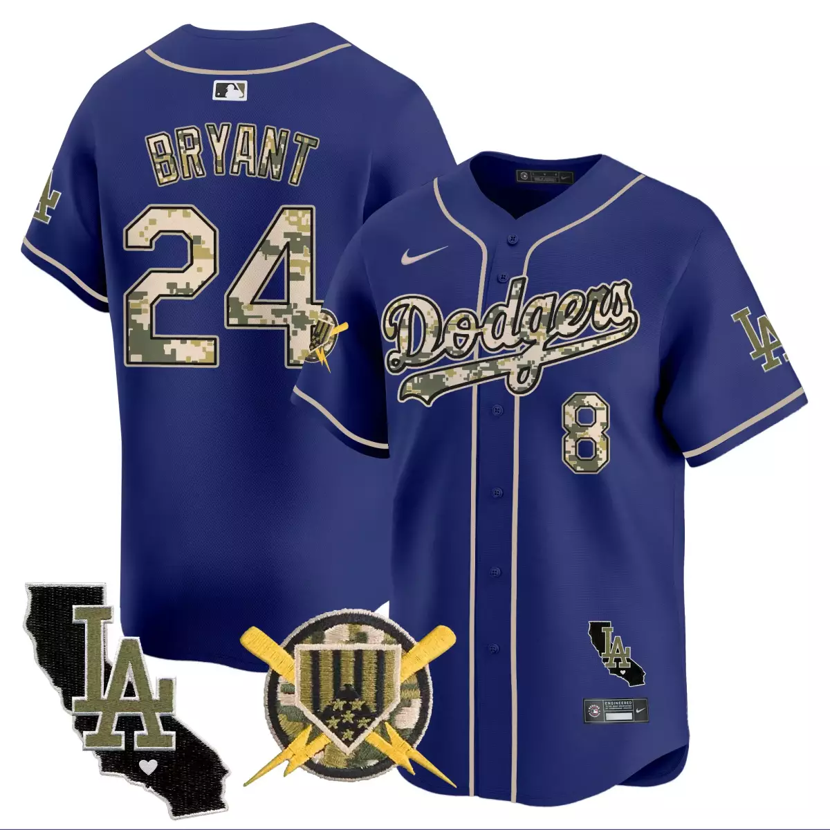 los angeles dodgers 24 kobe bryant navy jersey 2025 gold vapor premier limited all stitched