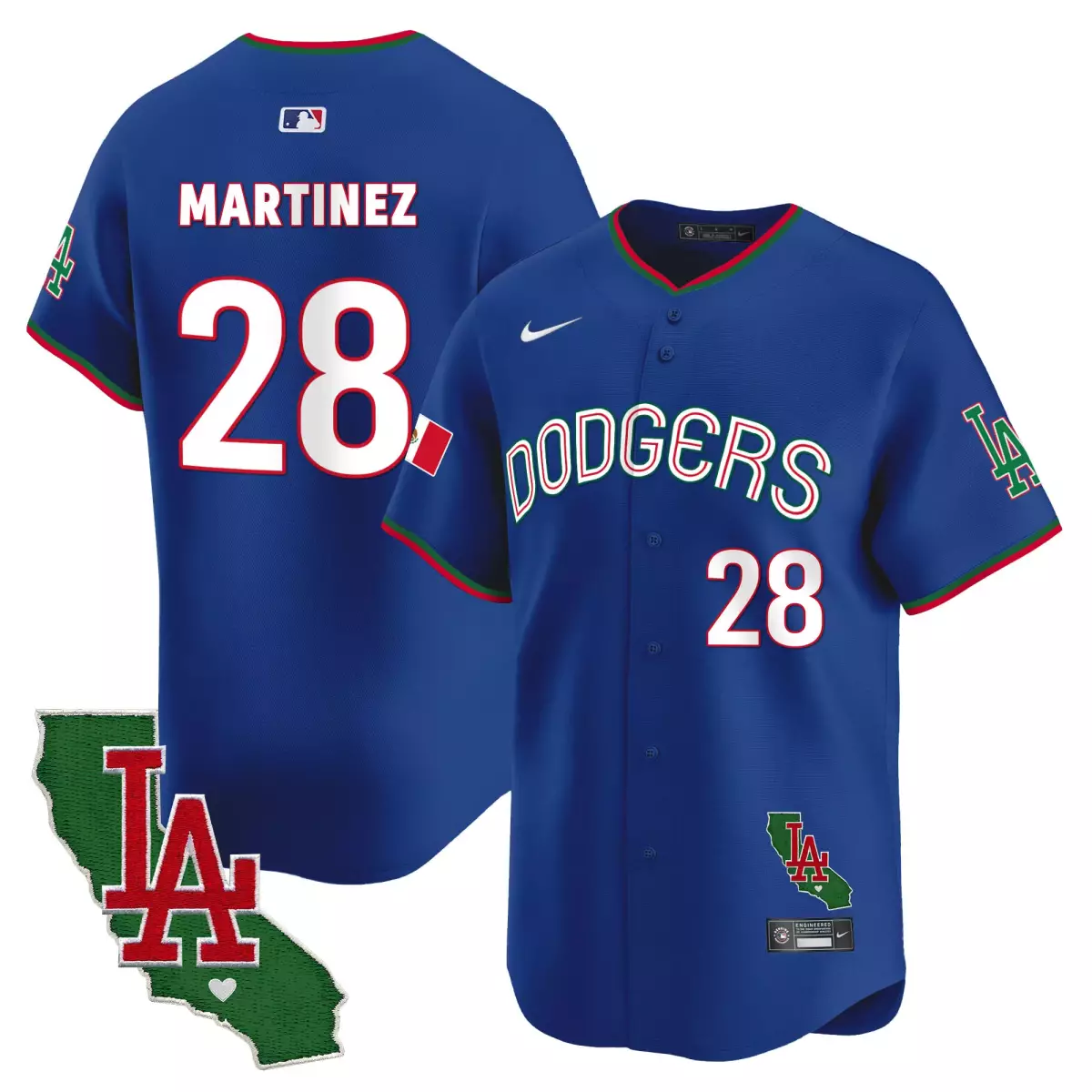 los angeles dodgers white jersey 2024 city connect vapor premier limited all stitched