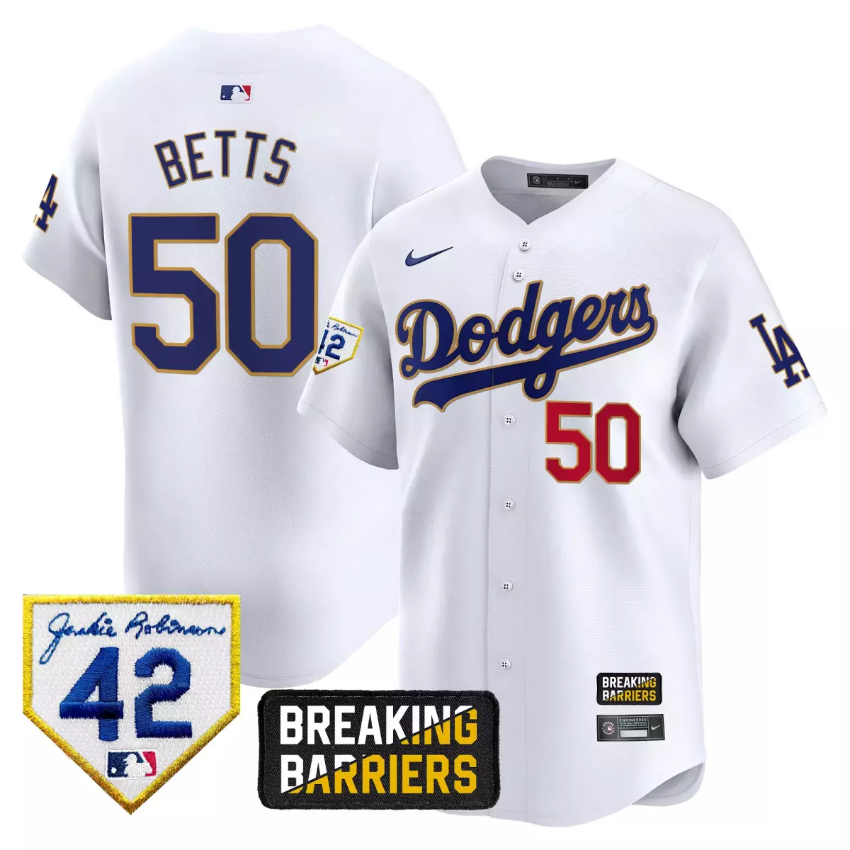 los angeles dodgers 5 freeman white jersey jackie robinson breaking barriers patch vapor premier limited all stitched aj
