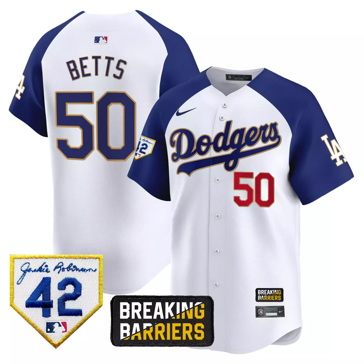 los angeles dodgers 5 freeman white jersey jackie robinson breaking barriers patch vapor premier limited all stitched aj