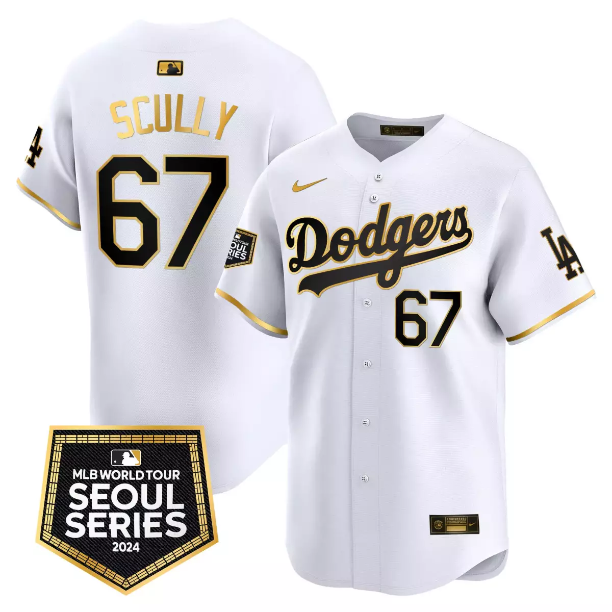 los angeles dodgers 67 scully red jersey mexico california patch vapor premier limited v3 all stitched