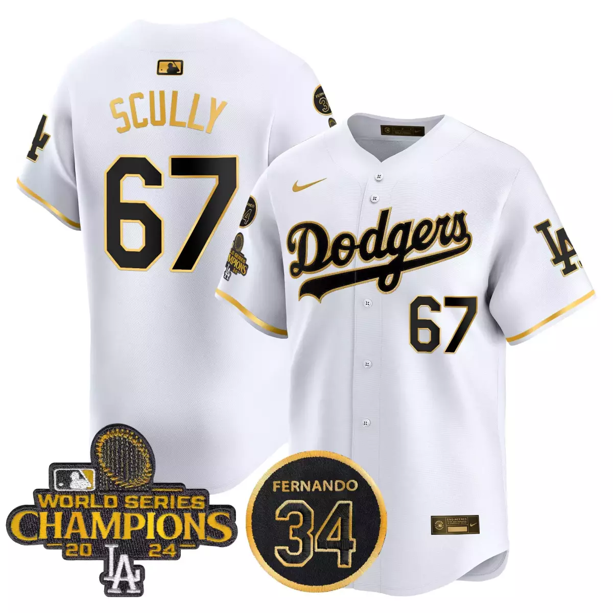 los angeles dodgers 67 scully red jersey mexico california patch vapor premier limited v3 all stitched