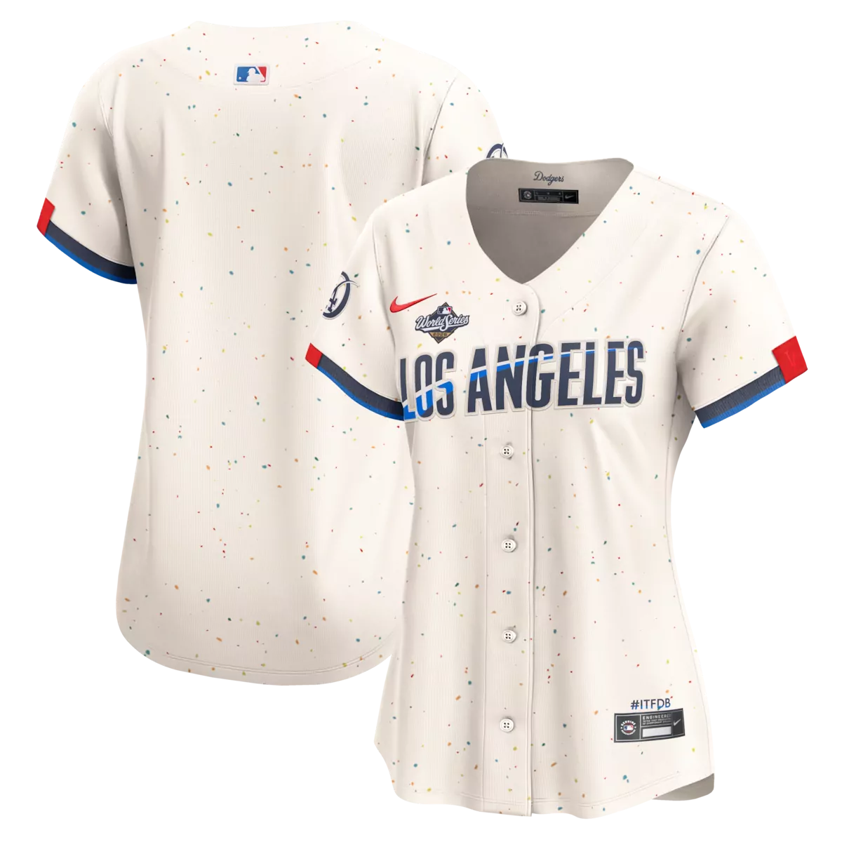 los angeles dodgers cream 2025 world series city connect limited jersey