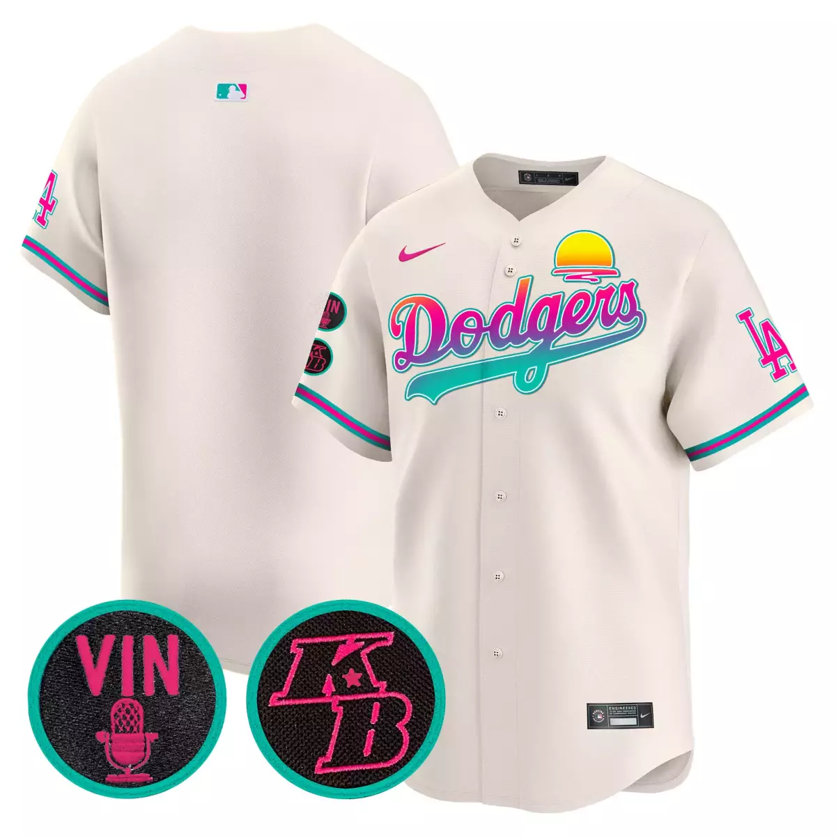 los angeles dodgers cream 2025 world series city connect limited jersey