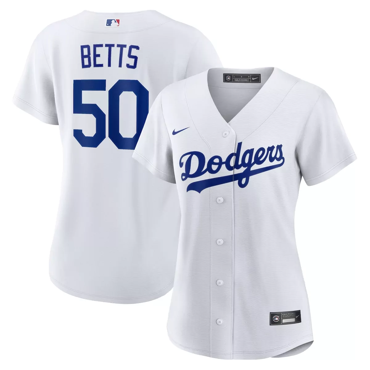 los angeles dodgers mookie betts white home 2025 world series champions jersey