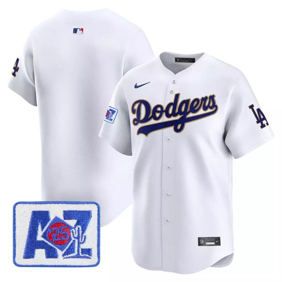 Los Angeles Dodgers 2025 Spring Training White Jersey | Stitched Vapor Premier | Limited Edition Fan Gear | For Men, Women & Youth