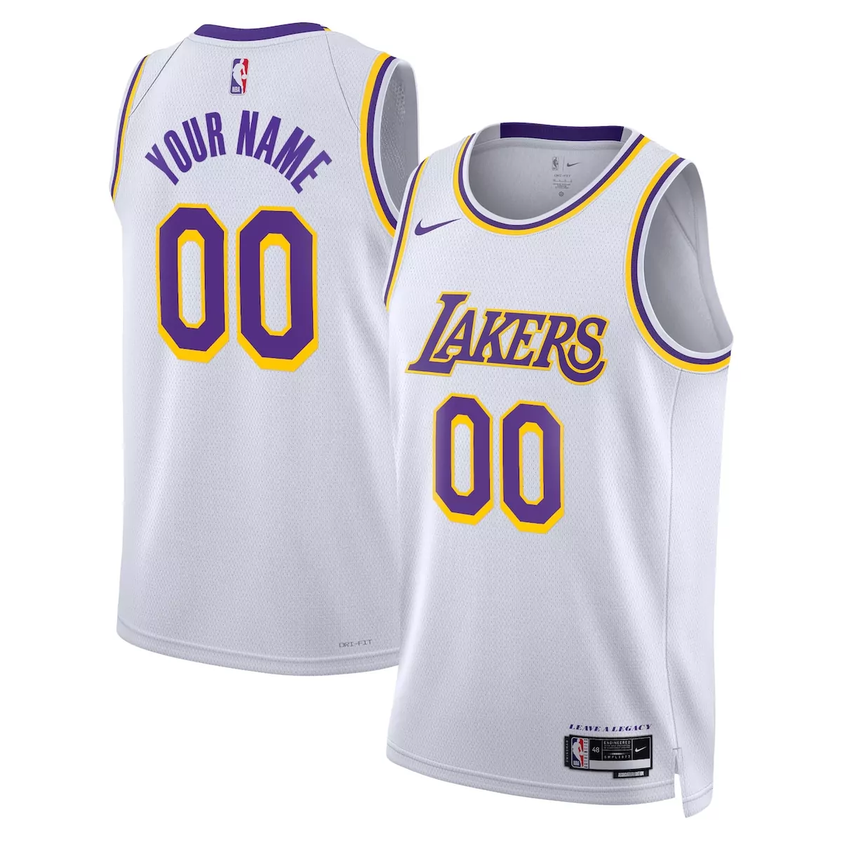 los angeles lakers association jersey custom unisex