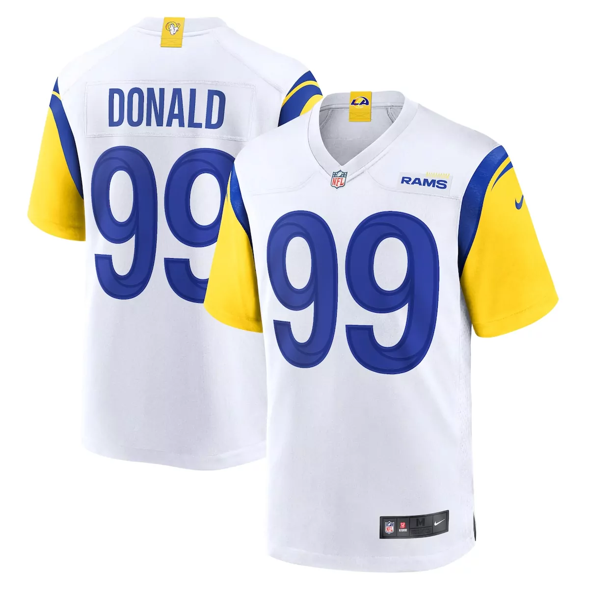 los angeles rams aaron donald royal player jersey
