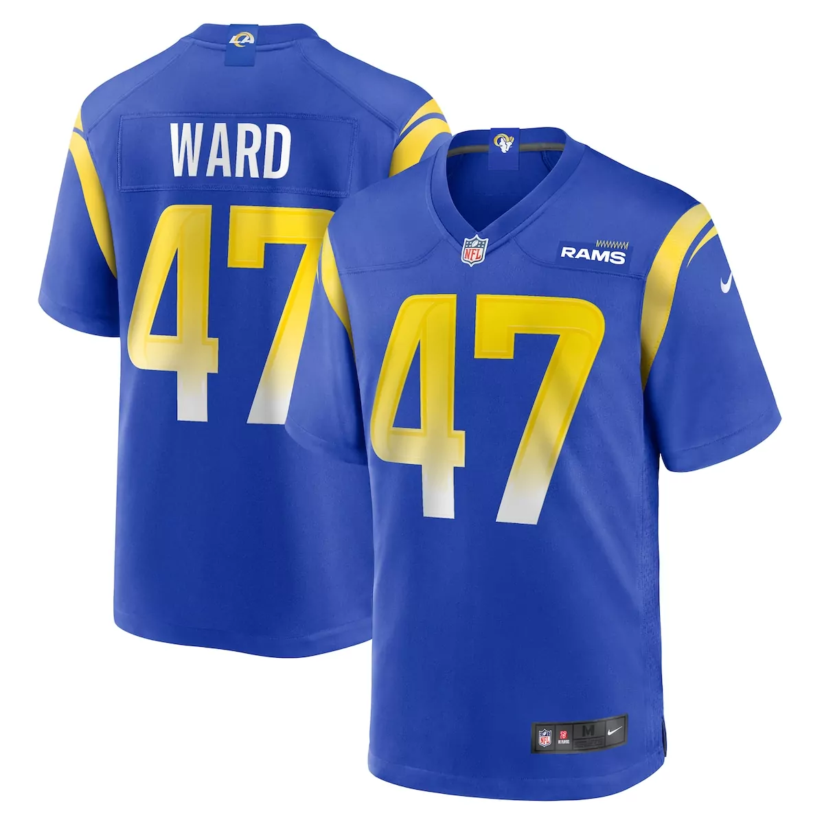los angeles rams alex ward royal home game jersey eup