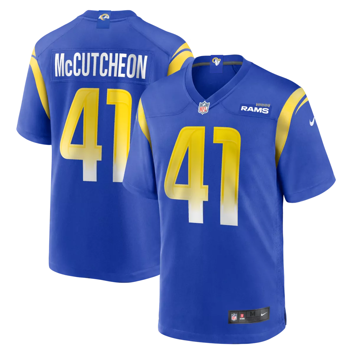 los angeles rams cameron mccutcheon royal game jersey