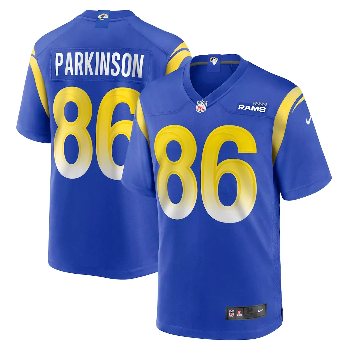 los angeles rams colby parkinson royal game jersey