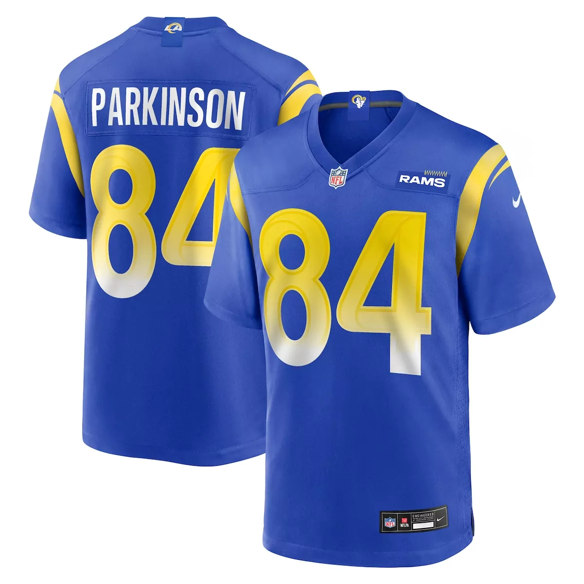 los angeles rams colby parkinson royal game jersey