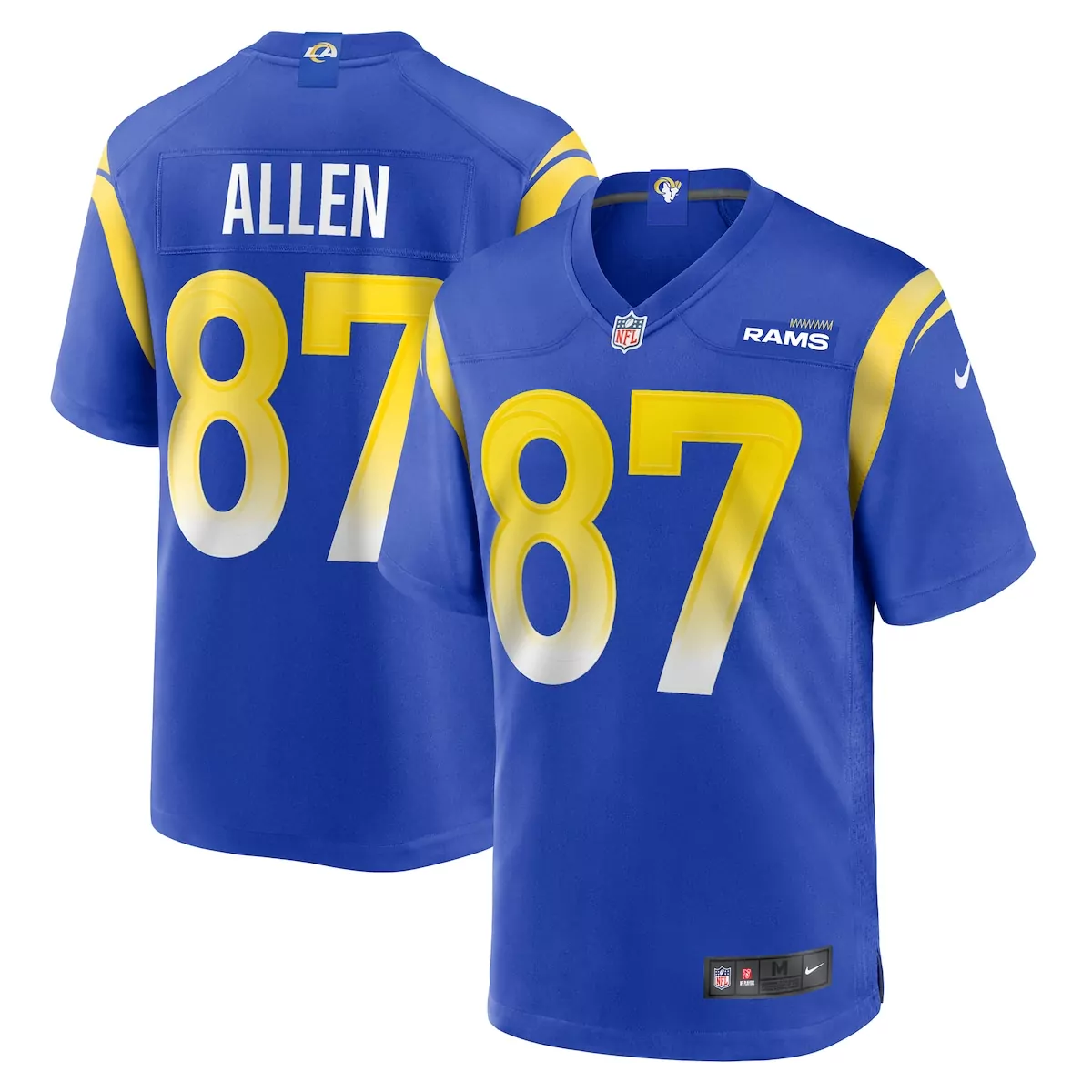 los angeles rams davis allen royal home game jersey 6ui