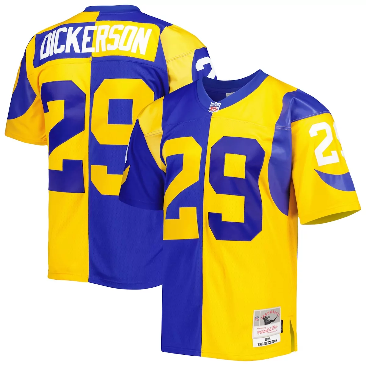 los angeles rams eric dickerson royal game retired player jersey nb5