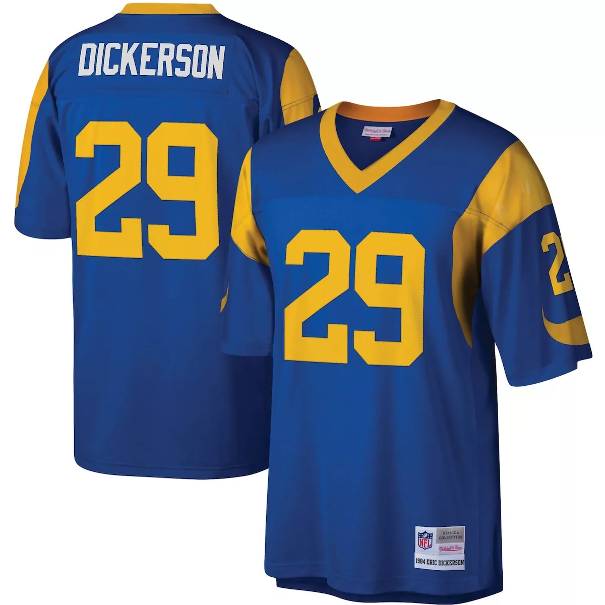 los angeles rams eric dickerson royal game retired player jersey nb5