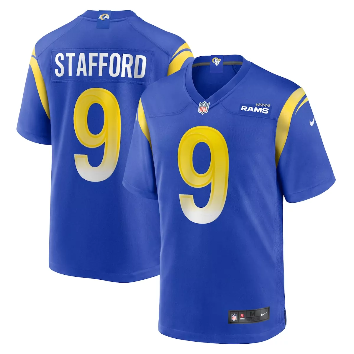 los angeles rams matthew stafford royal game jersey ume