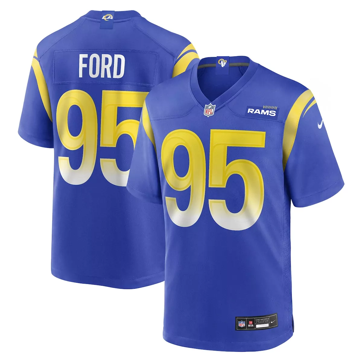 los angeles rams poona ford royal team game jersey uv7