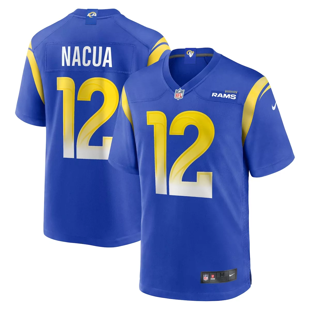 los angeles rams puka nacua olive 2025 salute to service game jersey 7jg