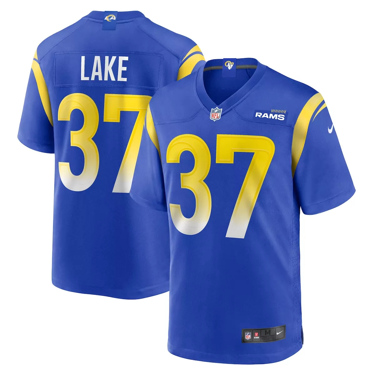 los angeles rams puka nacua white vapor f u s e limited player jersey