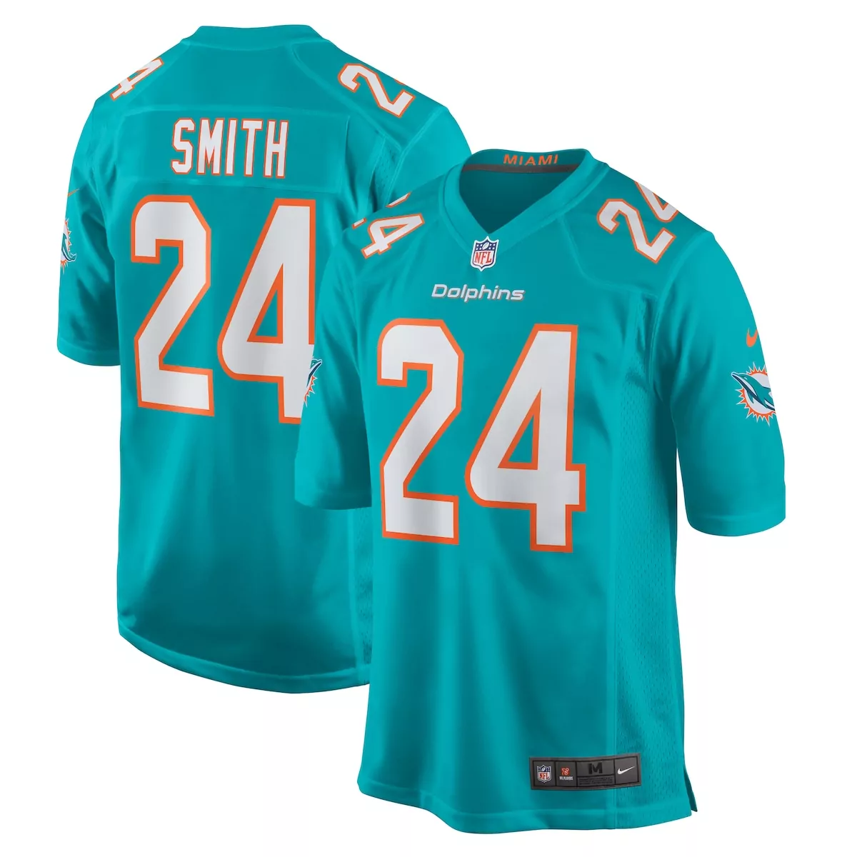 miami dolphins bradley chubb white game player jersey