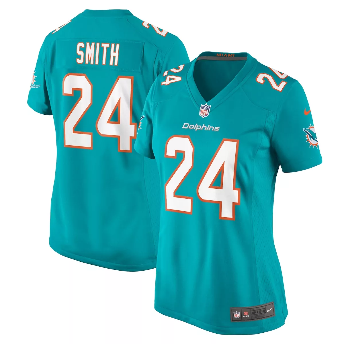 miami dolphins bradley chubb white game player jersey