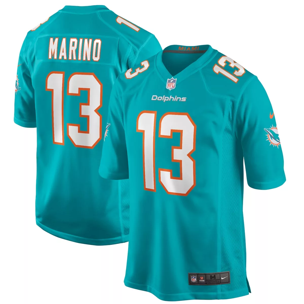miami dolphins 1994 dan marino white throwback retired player jersey c0t