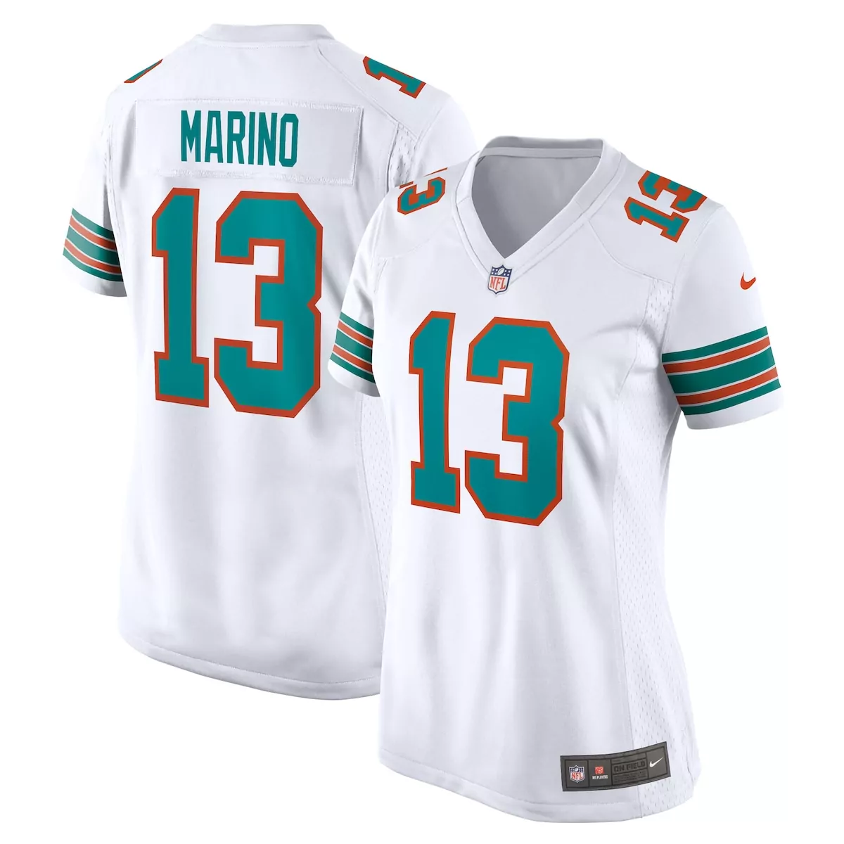 miami dolphins dan marino white big tall 1984 retired player jersey