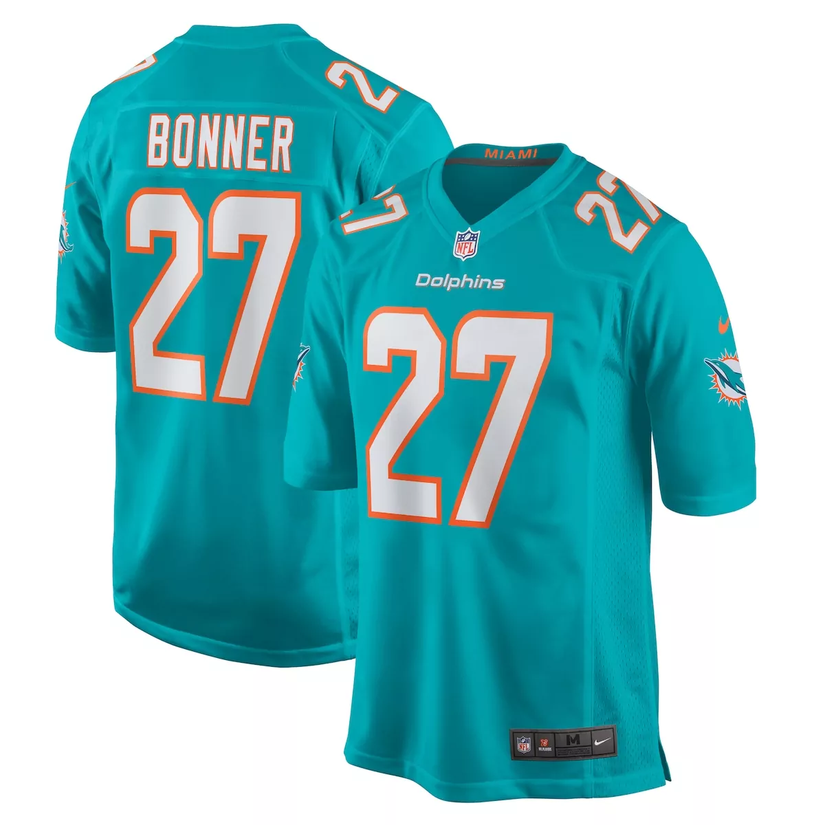 miami dolphins ethan bonner aqua game jersey y80