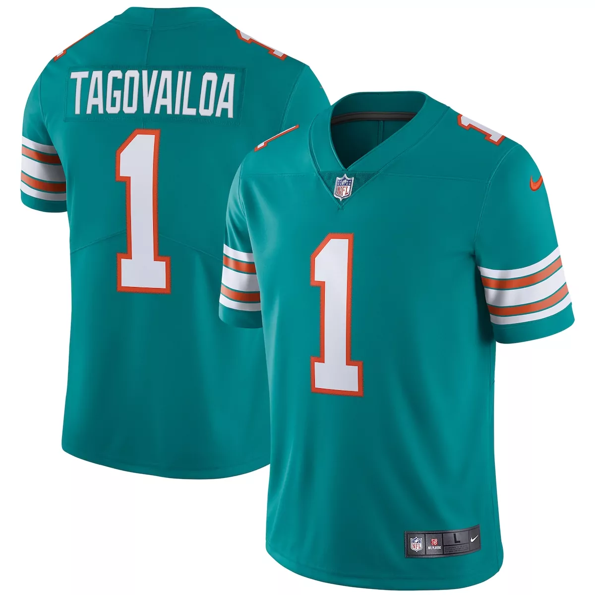 infant miami dolphins tua tagovailoa aqua team player game jersey
