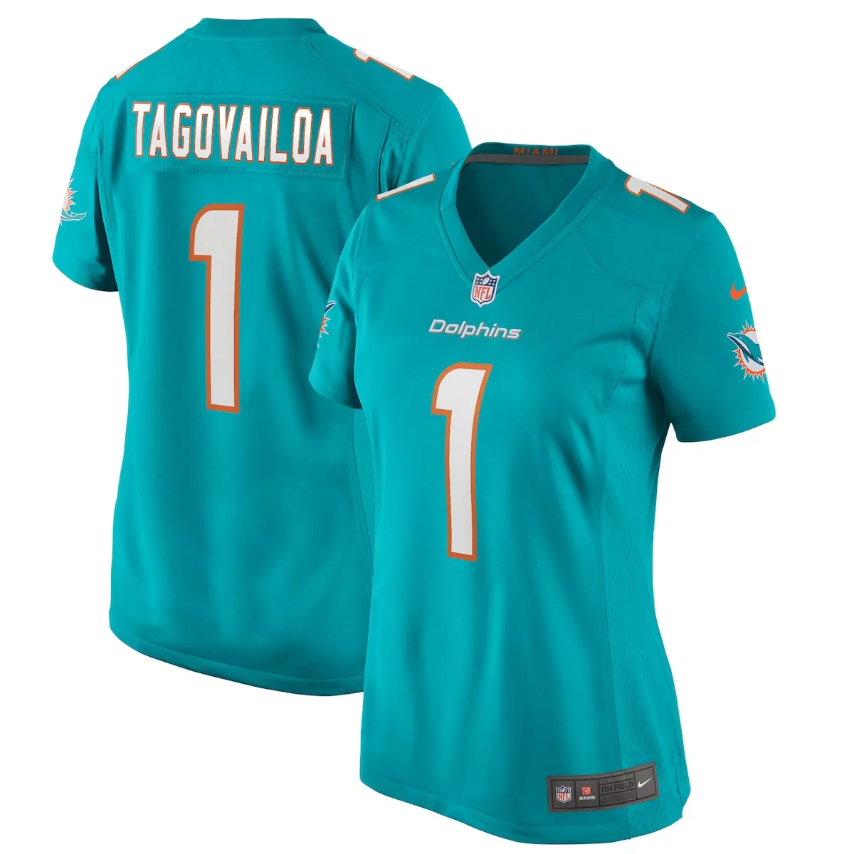 miami dolphins tua tagovailoa aqua game jersey pp