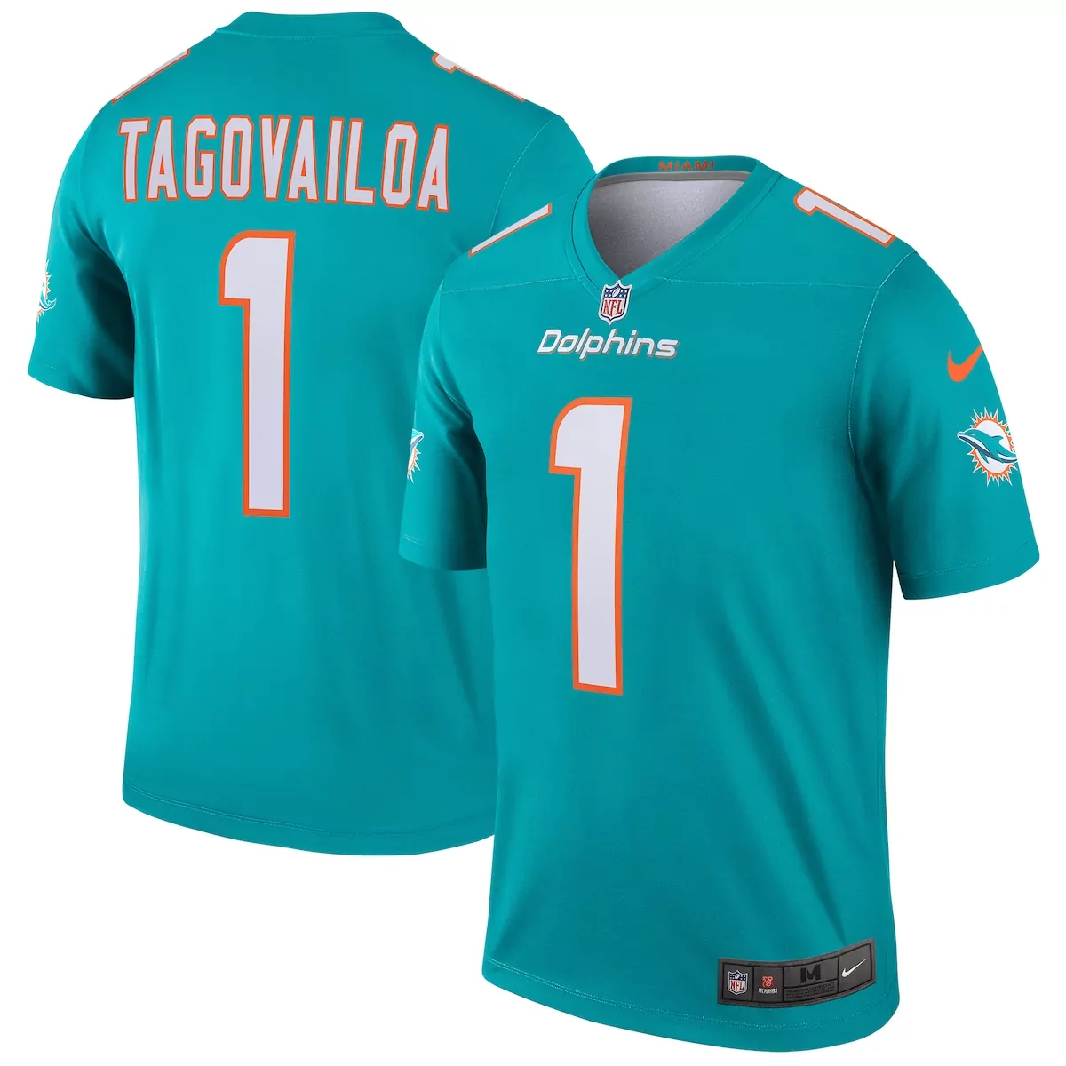 miami dolphins tua tagovailoa aqua game jersey pp