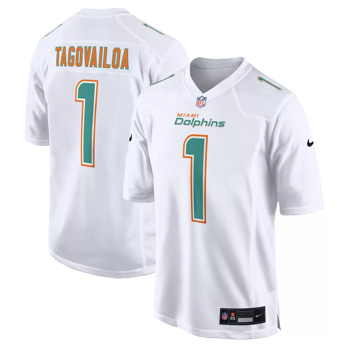 miami dolphins tua tagovailoa white 2nd alternate vapor limited jersey