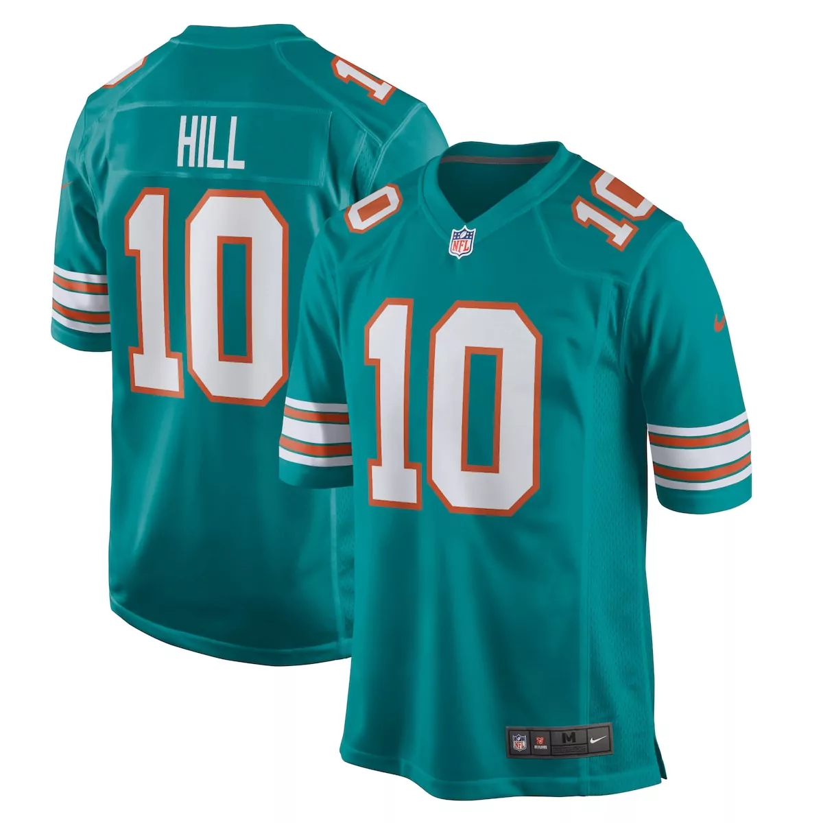 miami dolphins tyreek hill aqua alternate game jersey