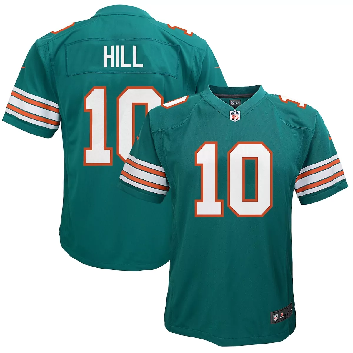 miami dolphins tyreek hill aqua alternate game jersey