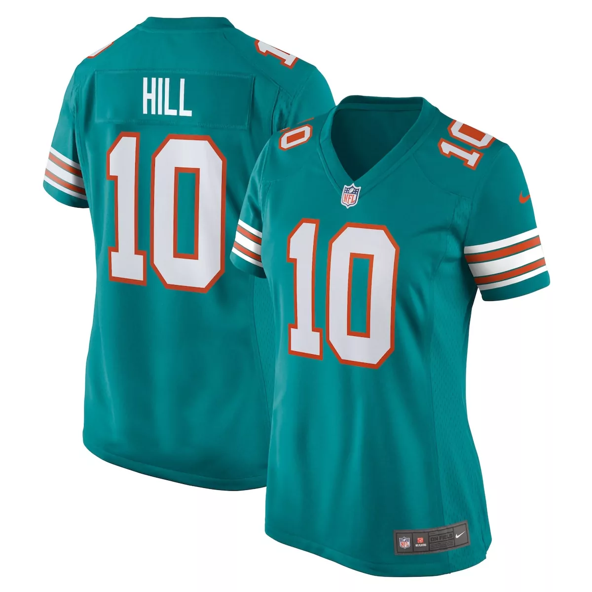 miami dolphins tyreek hill aqua alternate game jersey