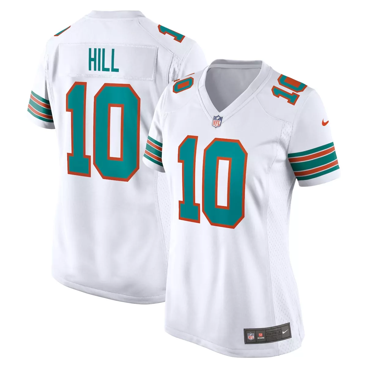 miami dolphins tyreek hill white game jersey kdm