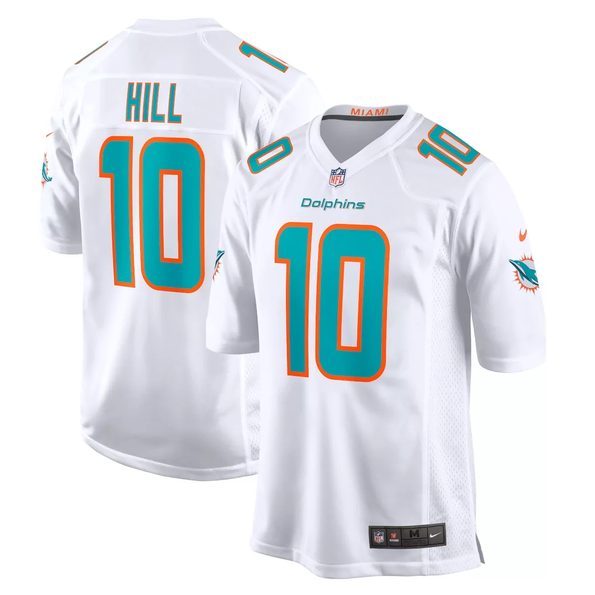 miami dolphins tyreek hill white game jersey kdm
