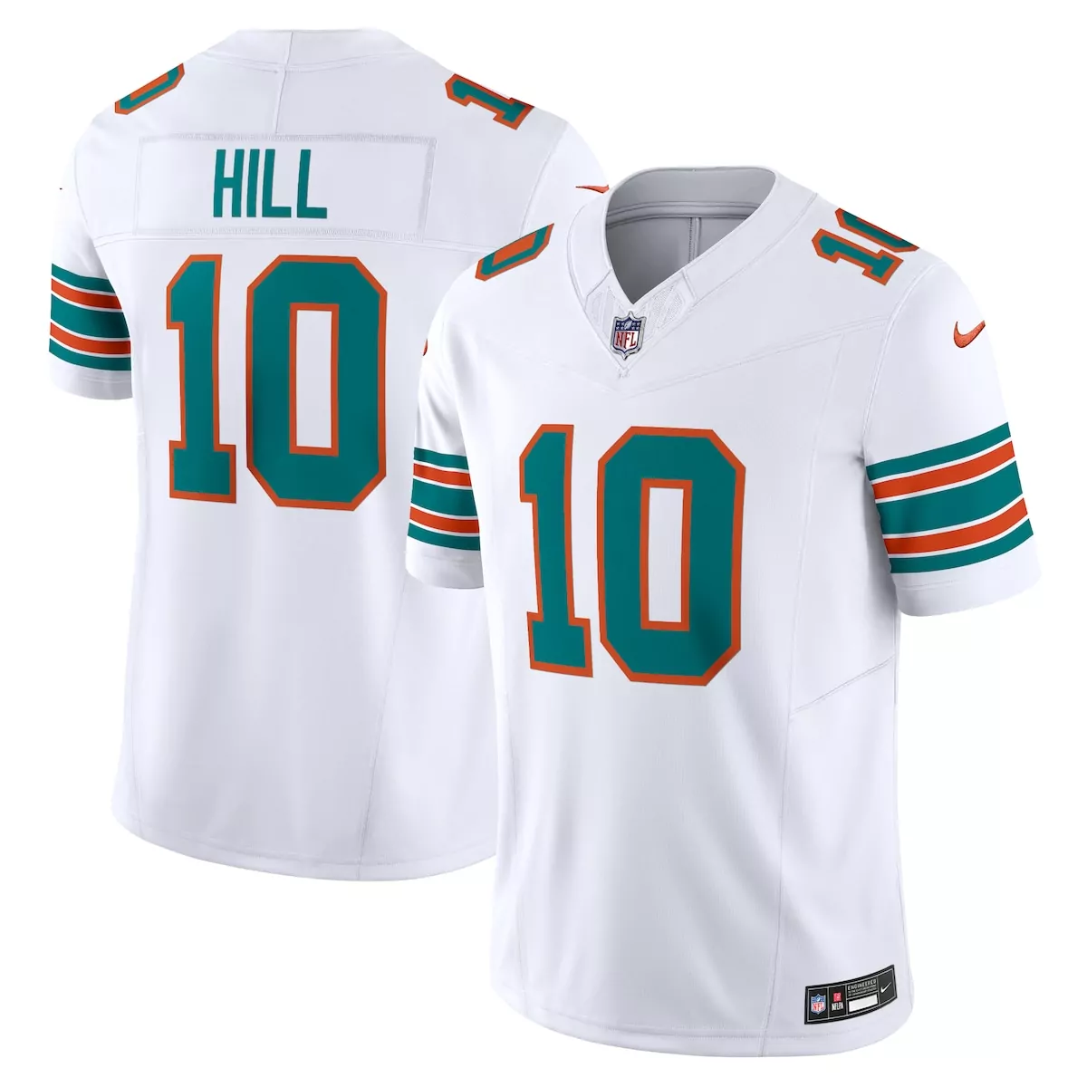 miami dolphins tyreek hill white game jersey kdm