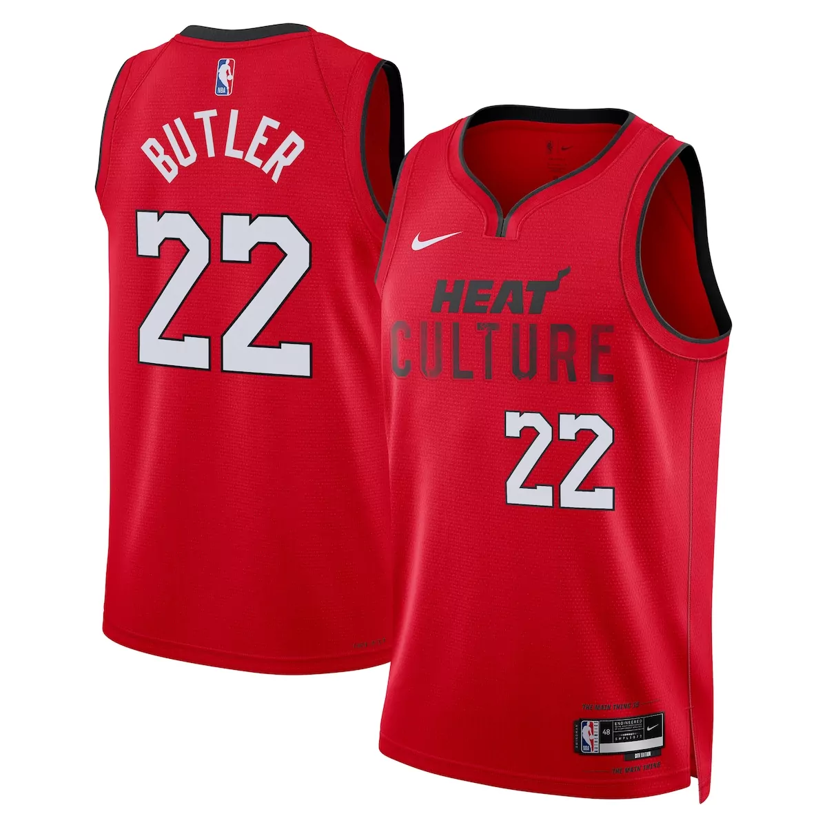 miami heat city edition jersey 2024 red jimmy butler unisex