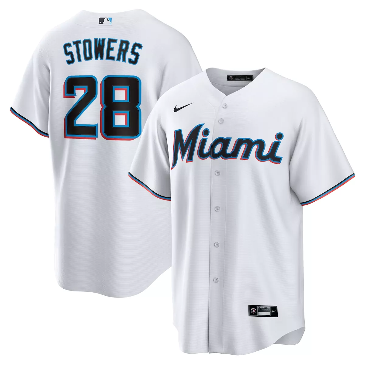 miami marlins white home 2025 jackie robinson day jersey