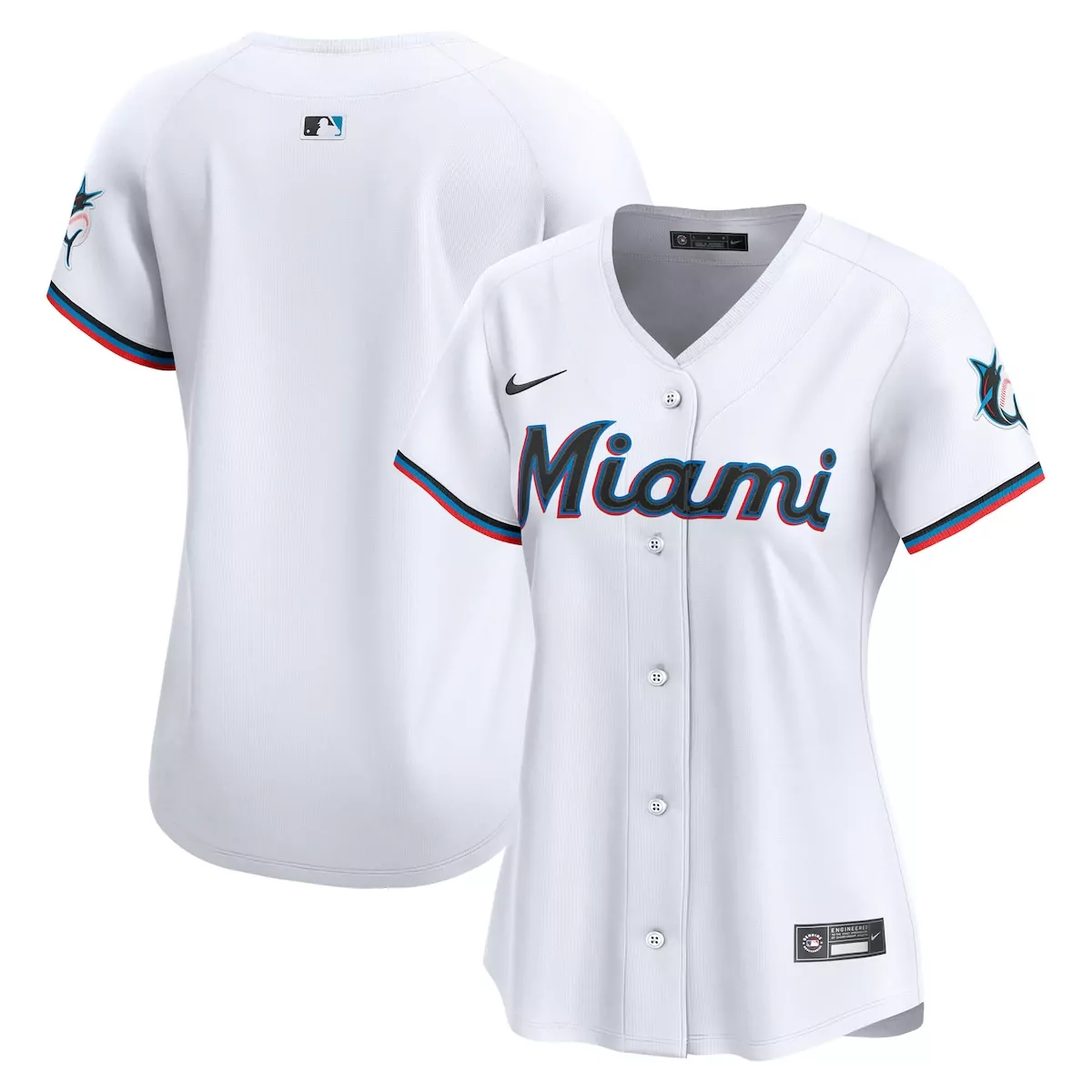miami marlins white home limited pick a player retired roster jersey