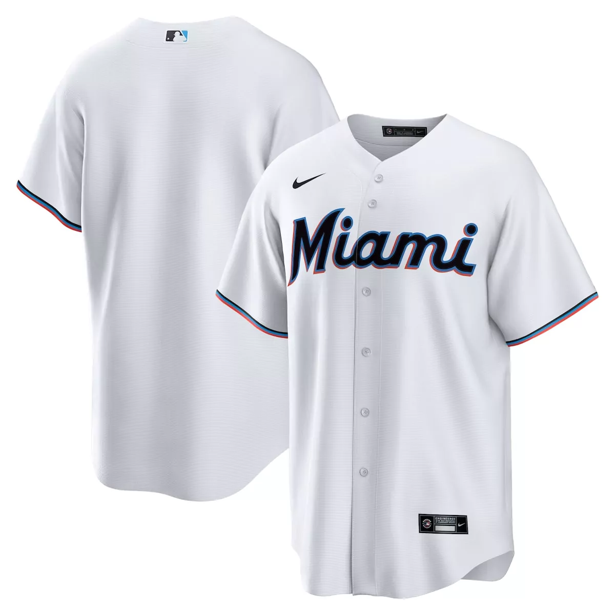miami marlins white home limited pick a player retired roster jersey
