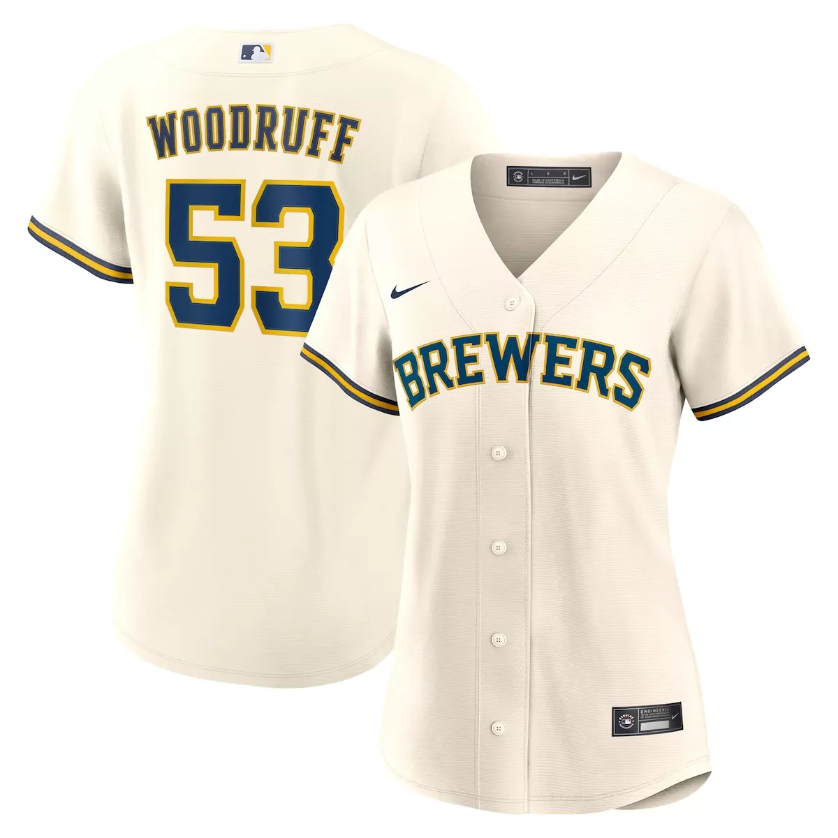 milwaukee brewers blake perkins cream home jersey 76v