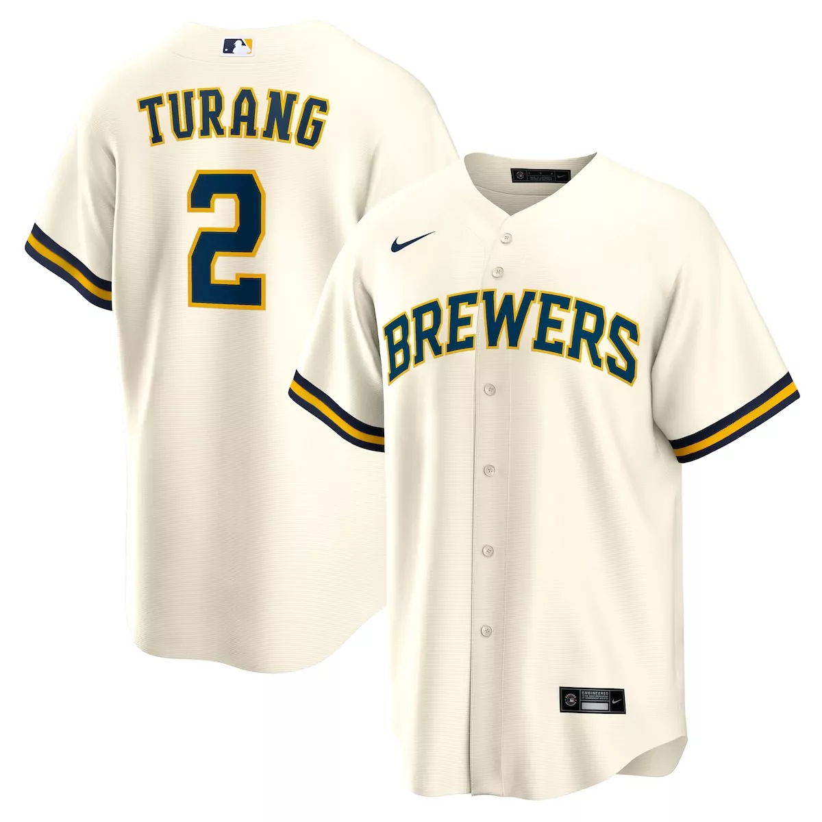 milwaukee brewers blake perkins cream home jersey 76v